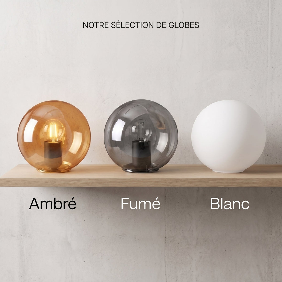 Lustre globe : comment choisir entre ambré, fumé et opale blanc ?