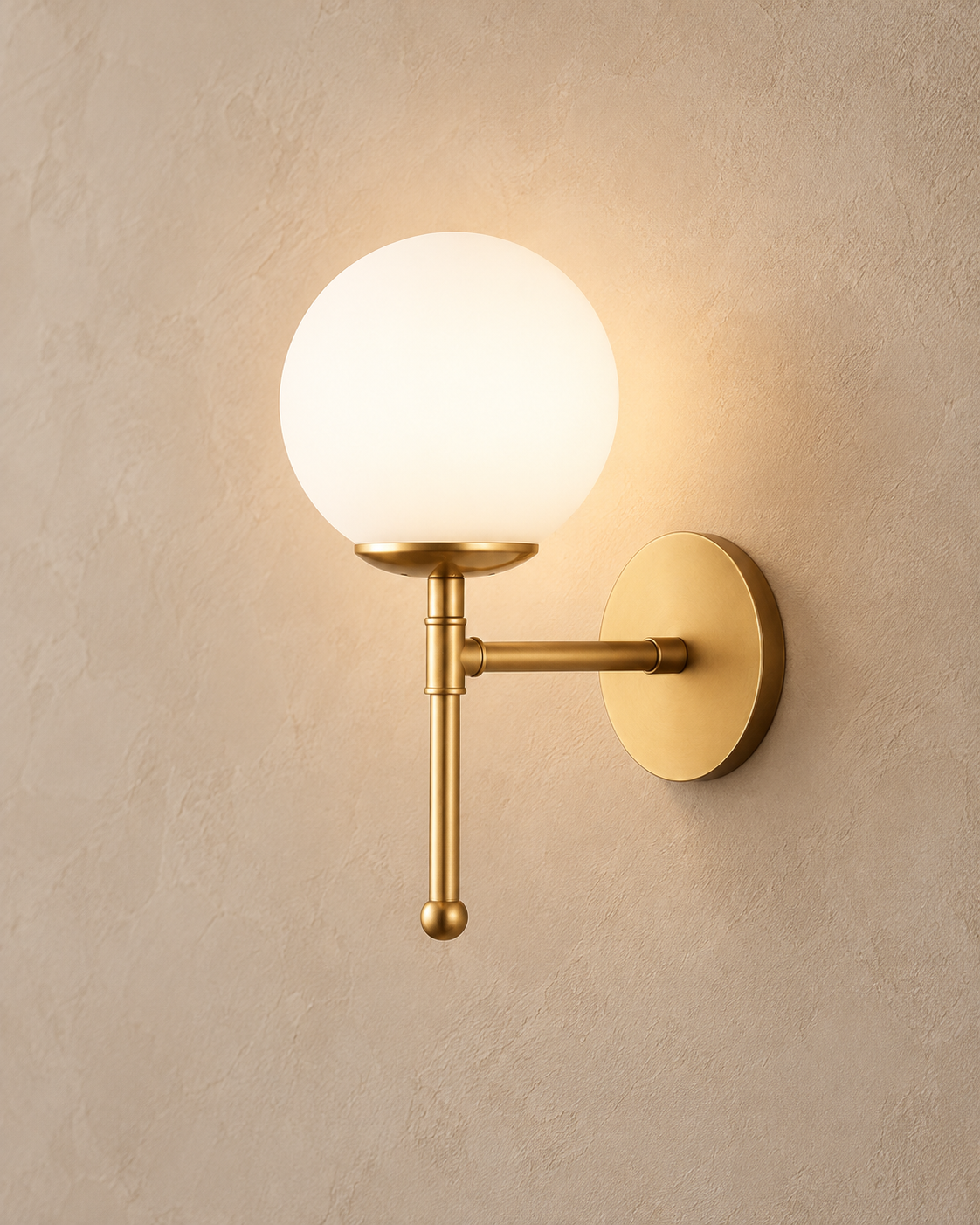 Appliques murales globes