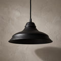 Suspension industrielle vintage noir mat style loft E27