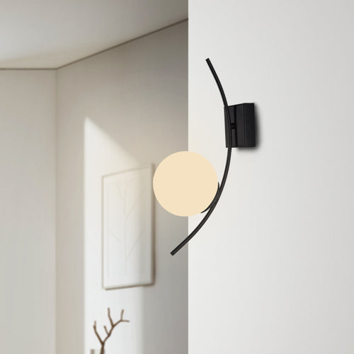 
Applique sculptural noir loft industriel béton ciré verrière bureau contemporain