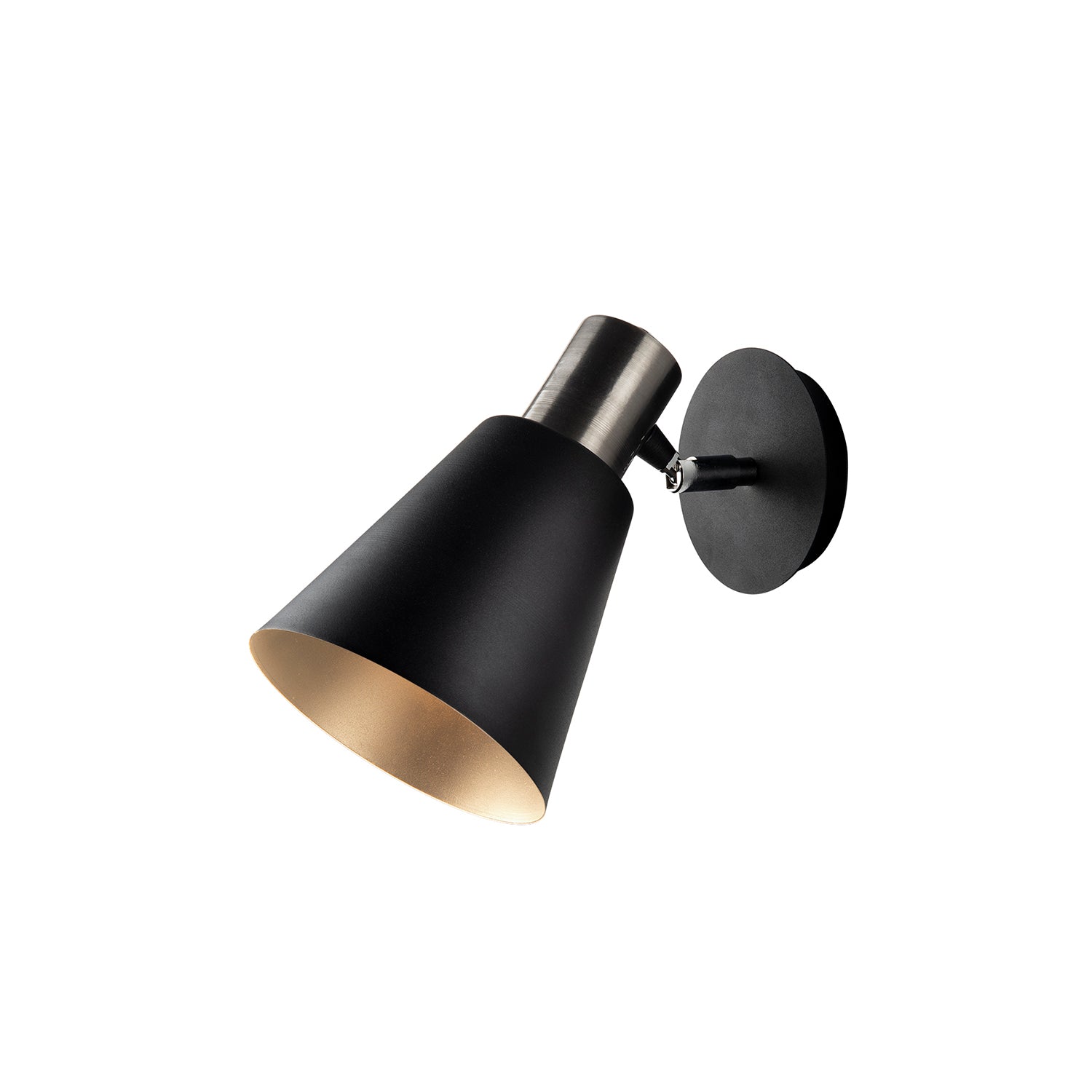 Applique orientable noir mat pour éclairage ciblé