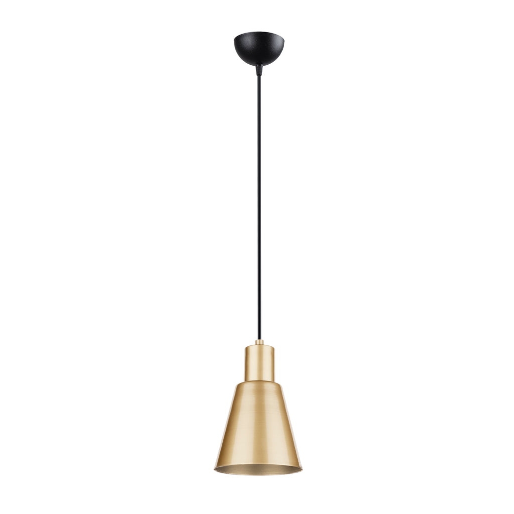 Lustre Suspendu Doré et Noir - Design Moderne
