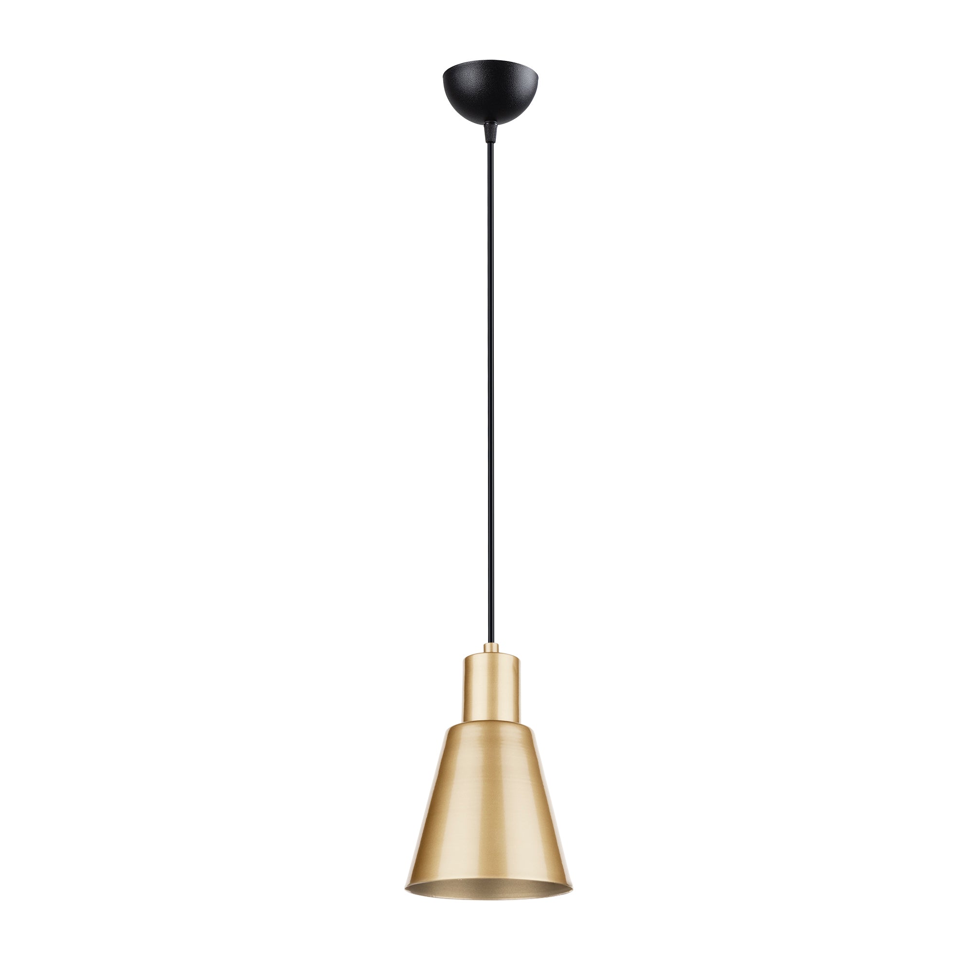 Lustre Suspendu Doré et Noir - Design Moderne