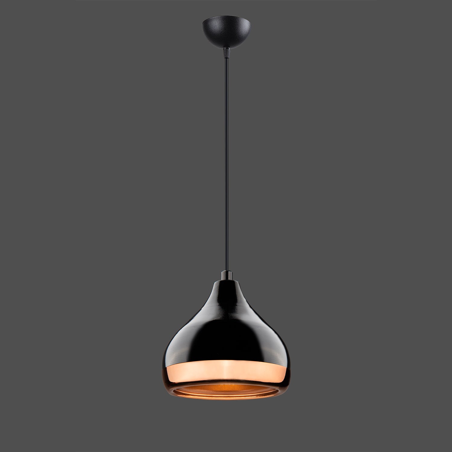Lustre Suspendu Industriel Noir - Style Vintage