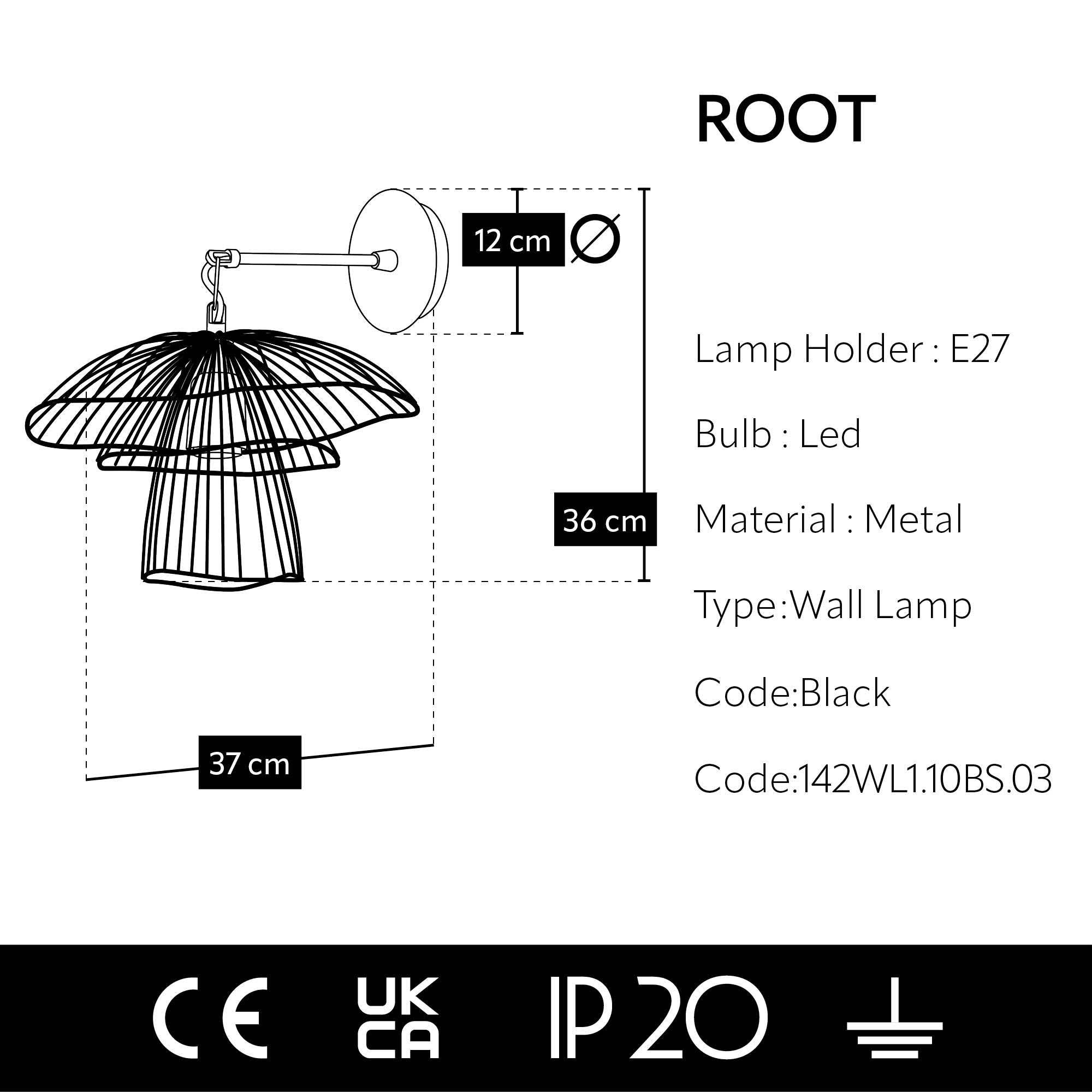 Détail de la structure cage double niveau noir mat