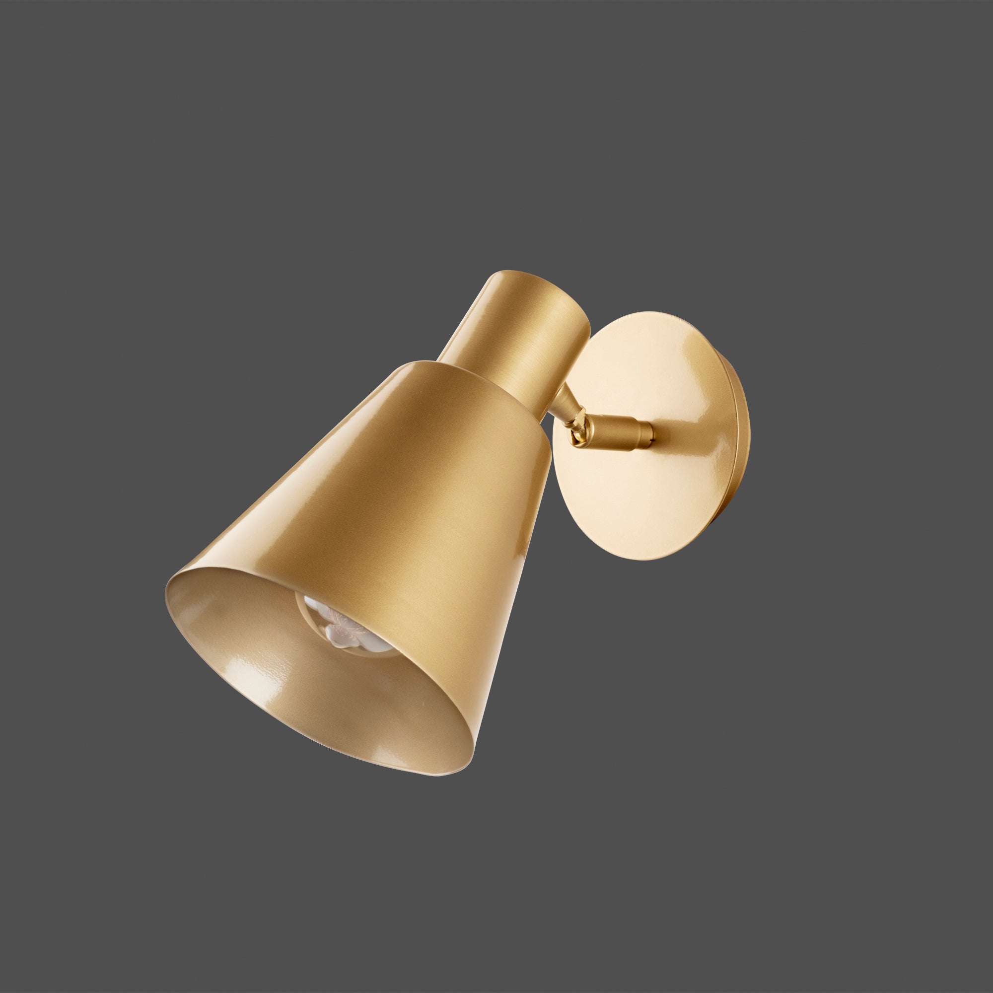 Applique murale orientable doré style industriel luxe E27