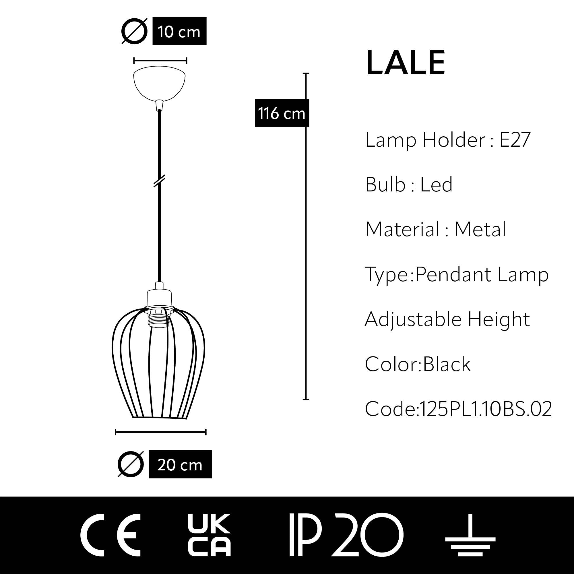 Lustre Suspendu  Cage Fil de Fer Noir - Design Industriel