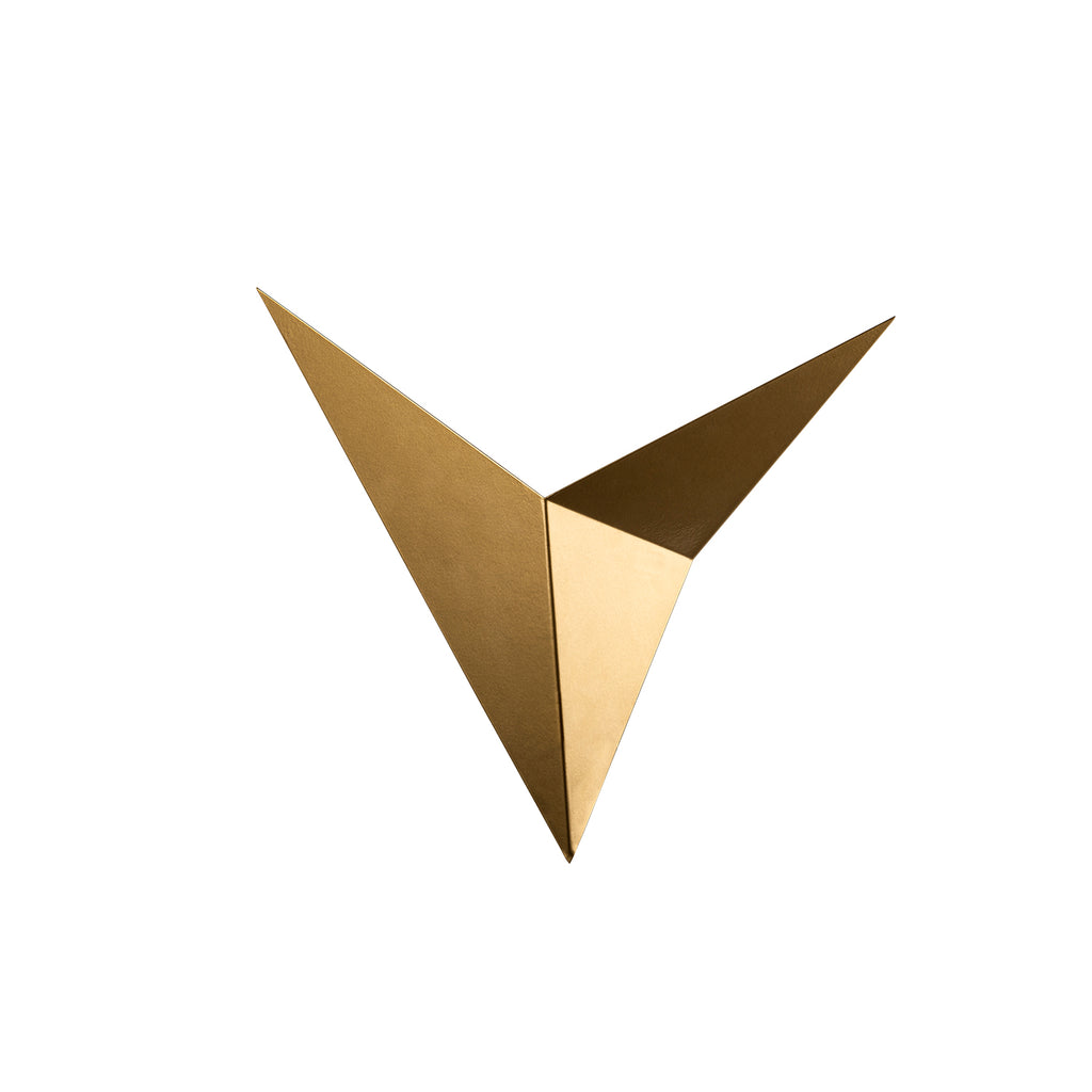 Applique Murale Design Géométrique Doré