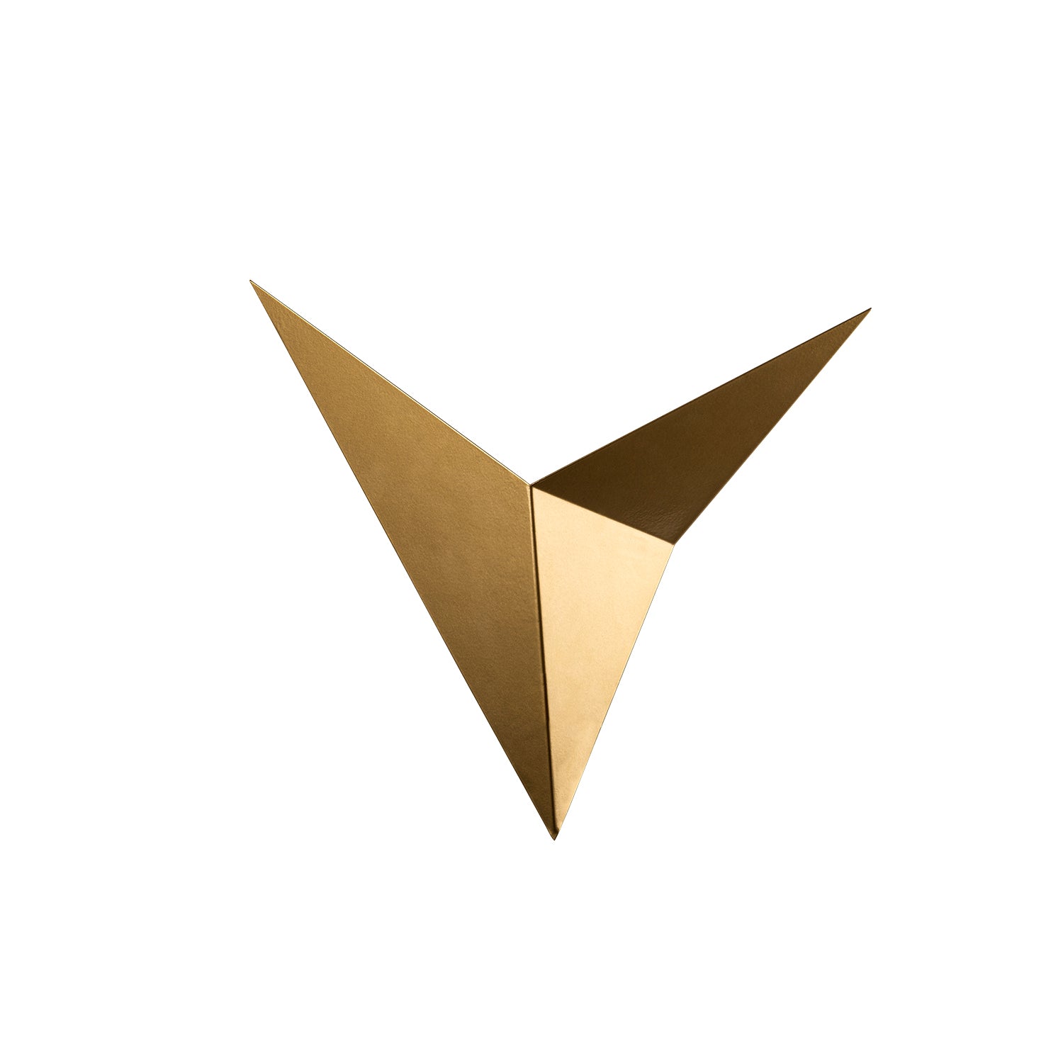 Applique Murale Design Géométrique Doré