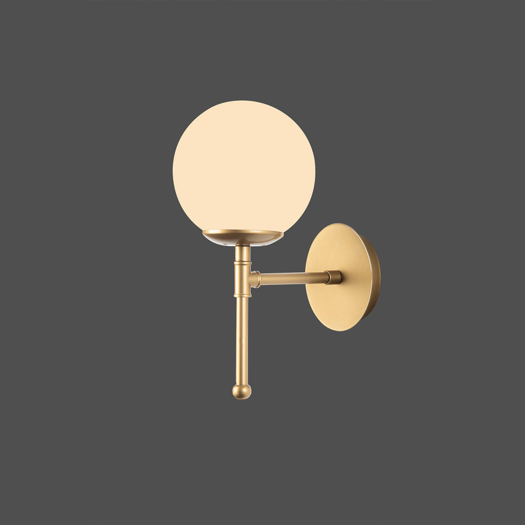 Applique Murale Globe Doré E27