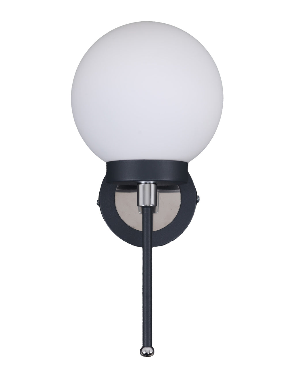 Applique murale globe noir et blanc